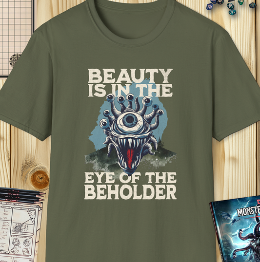 Beauty Is in the Eye of the Beholder Shirt – Funny D&D Monster Design