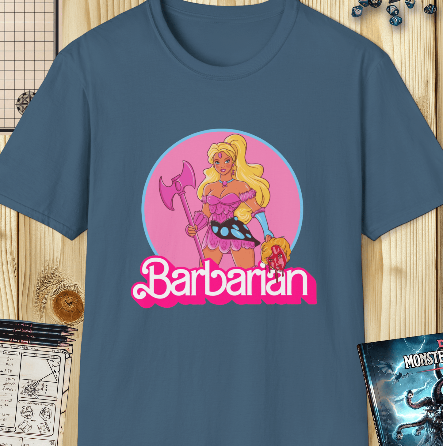 Barbarian Doll – Battle-Ready with a Pink Twist