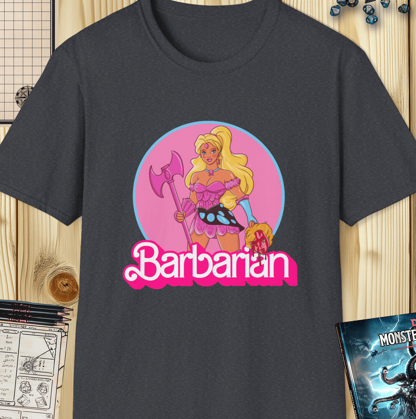 Barbarian Doll – Battle-Ready with a Pink Twist