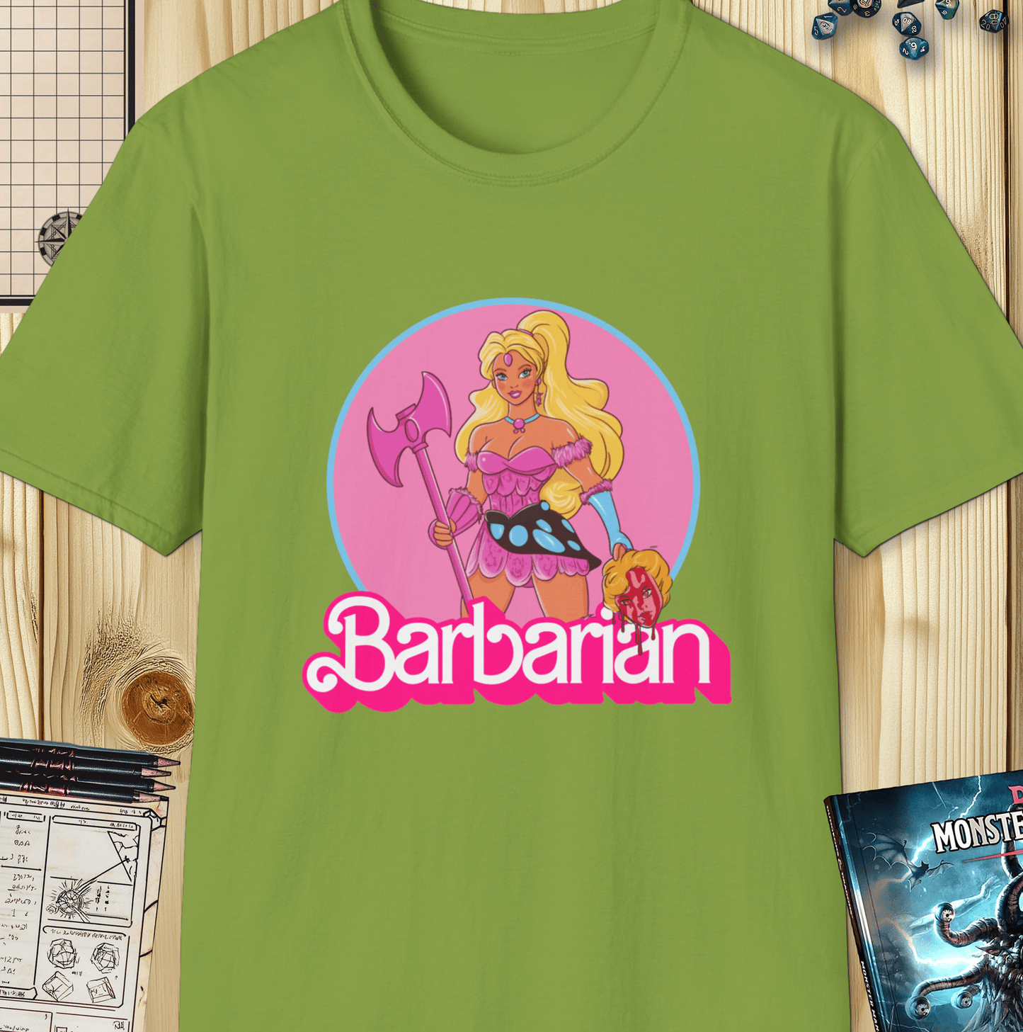 Barbarian Doll – Battle-Ready with a Pink Twist