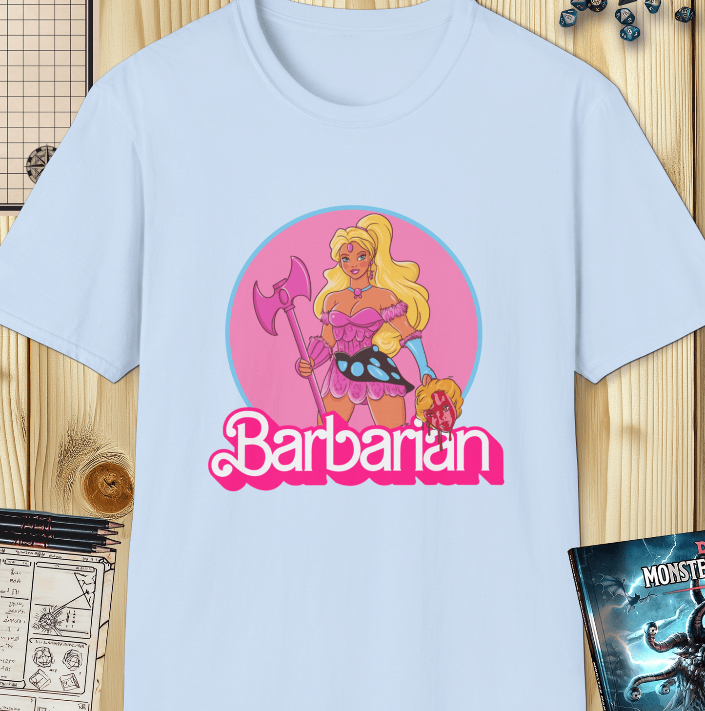 Barbarian Doll – Battle-Ready with a Pink Twist