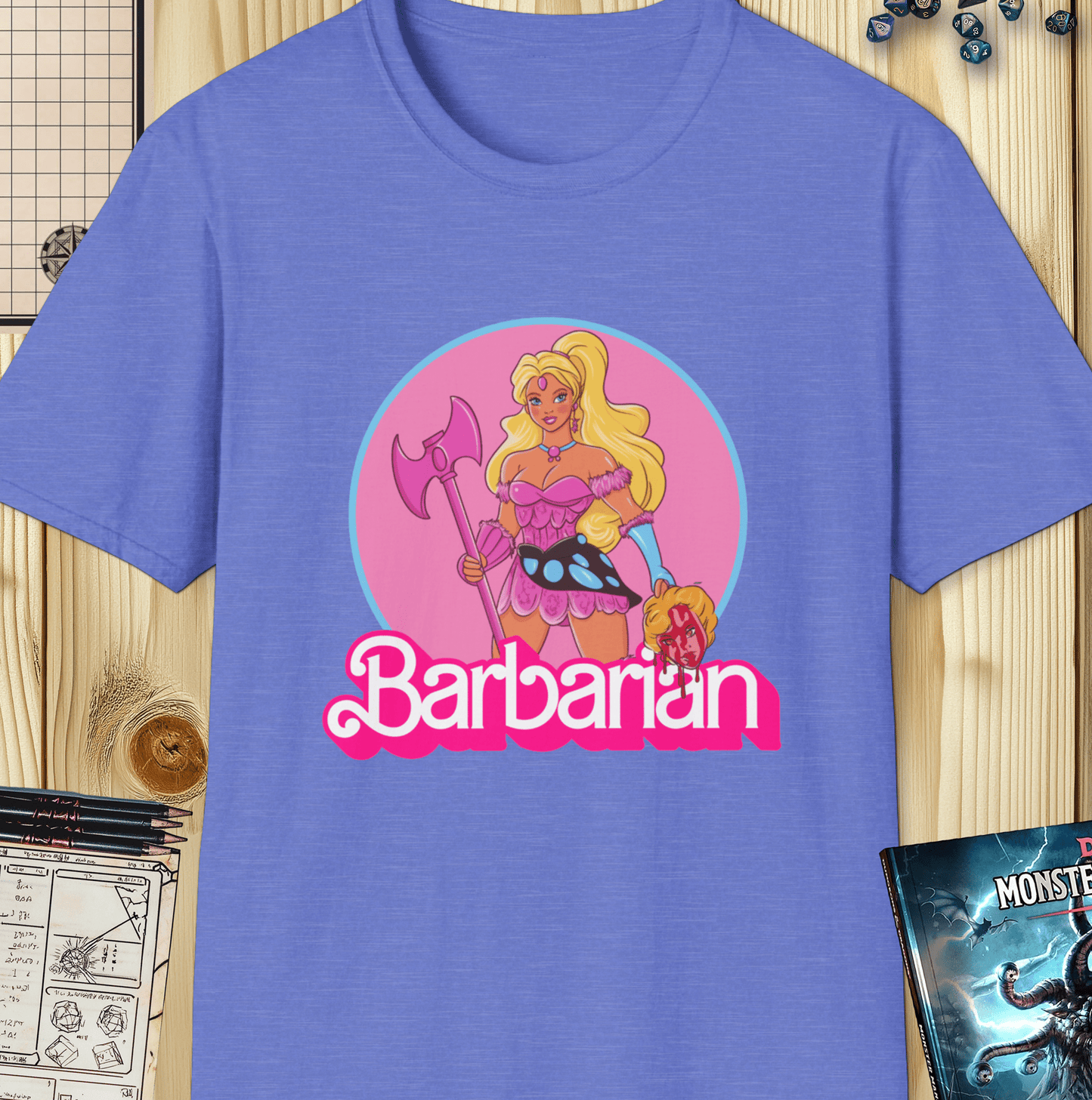 Barbarian Doll – Battle-Ready with a Pink Twist